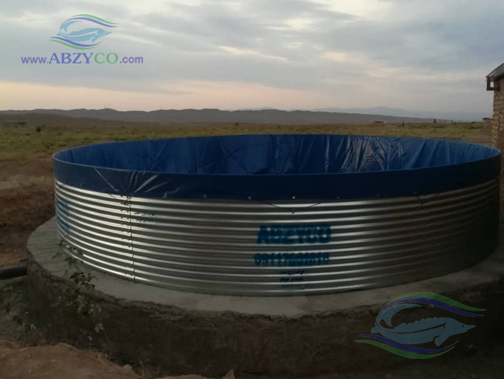 استخر پیش ساخته و ذخیره آب کشاورزی در استان کرمان