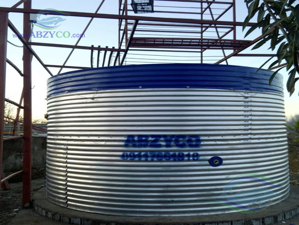 فروش مخزن 20 و 30 هزار لیتری پیش ساخته آبزیکو جهت ذخیره آب